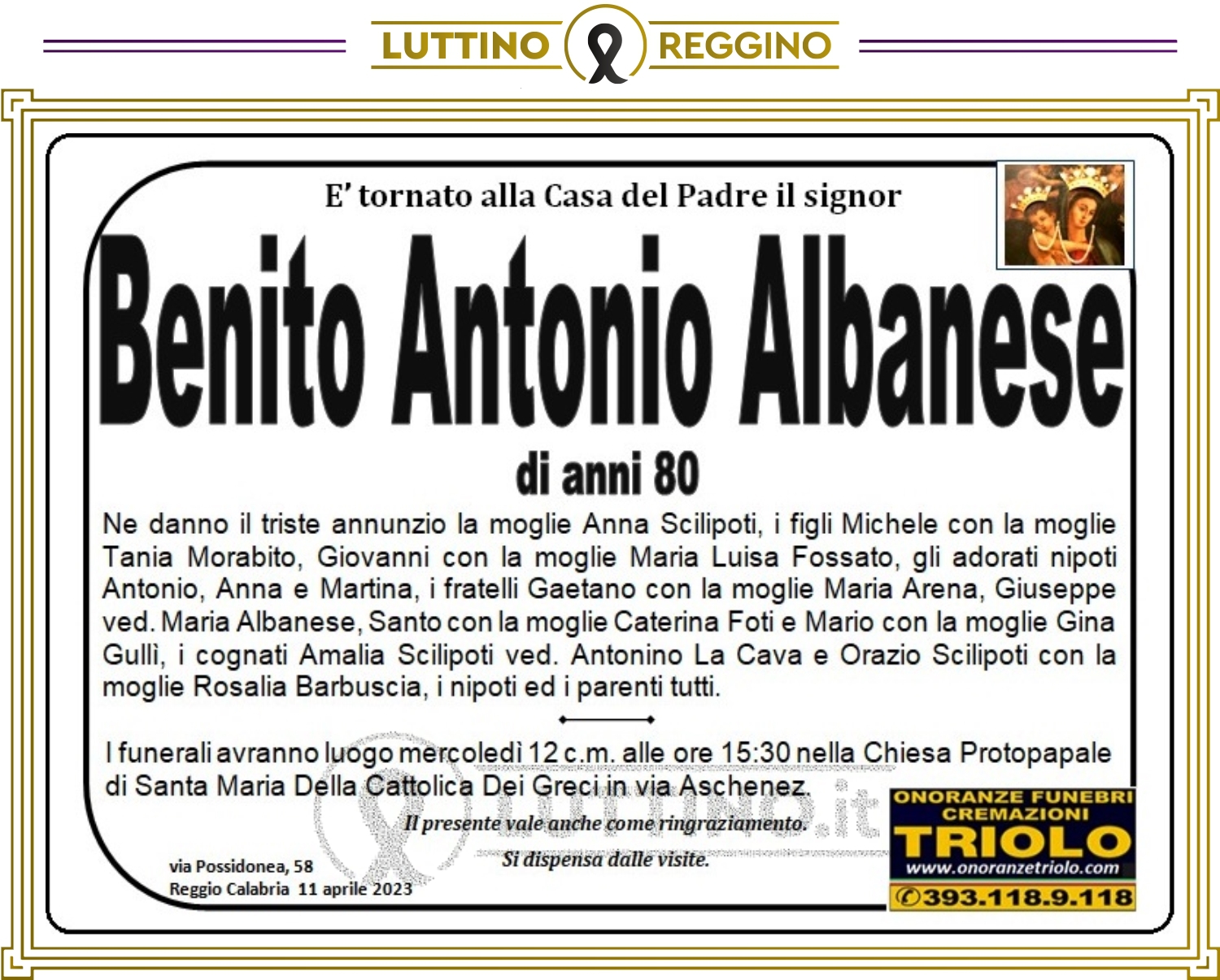 Benito Antonio Albanese